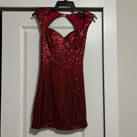 guess red sequin dress Guess | Dresses | Guess Red Sequin Dress